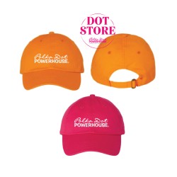 Polka Dot Ball Cap - Orange